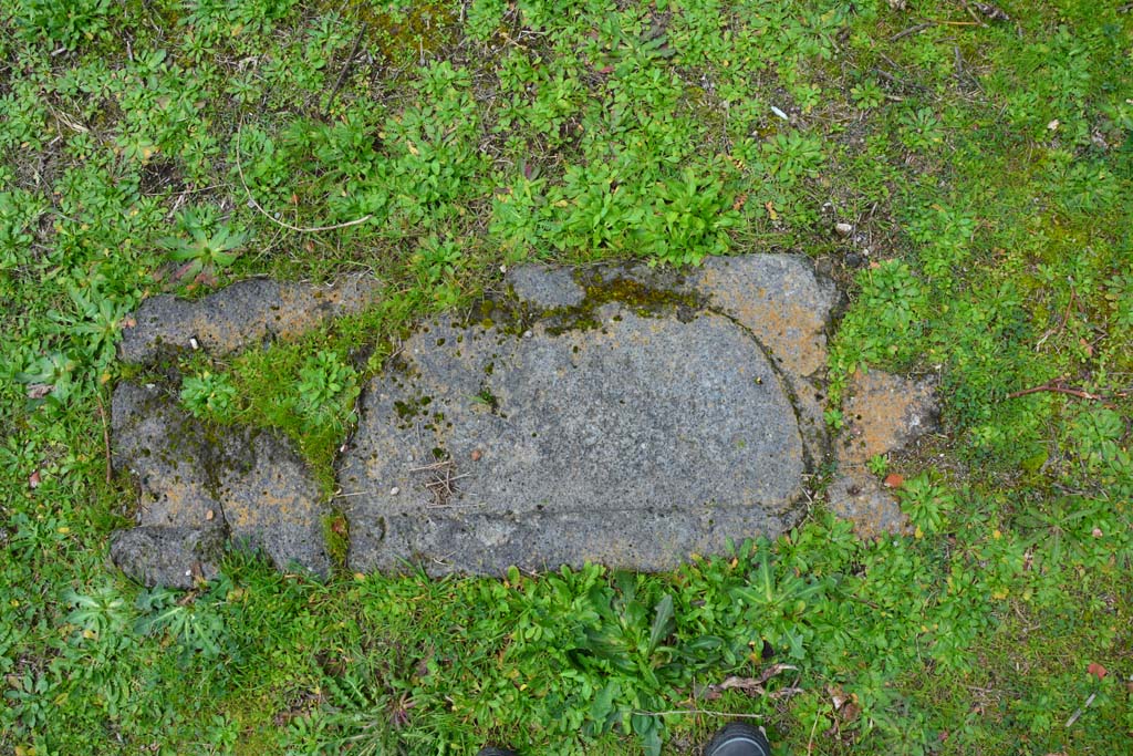 IX.5.18 Pompeii. March 2018.  Room “l” (L), detail from west side, looking west. 
Foto Annette Haug, ERC Grant 681269 DÉCOR.
