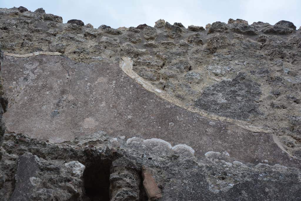 IX.5.18 Pompeii. May 2017. Room c, detail from upper south wall in south-east corner. 
Foto Christian Beck, ERC Grant 681269 DÉCOR.
