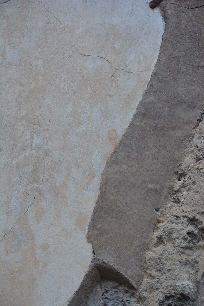 IX.5.18 Pompeii. May 2017. Room f, detail from north wall at west end.
Foto Christian Beck, ERC Grant 681269 DÉCOR.
