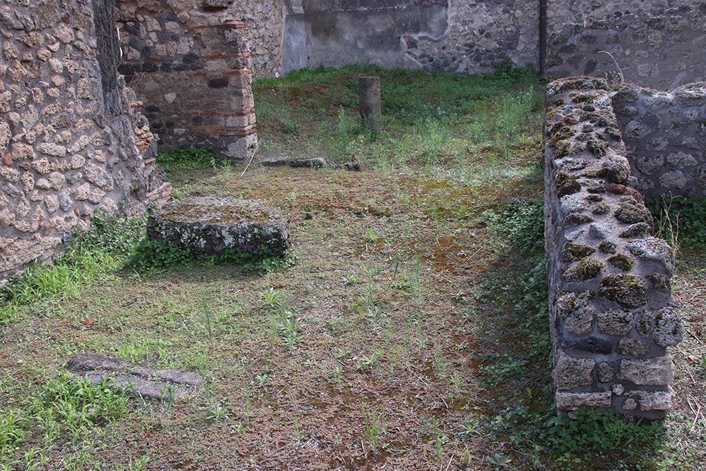 IX.7.21 Pompeii. October 2024. Looking south towards garden area from east side of atrium. Photo courtesy of Klaus Heese.