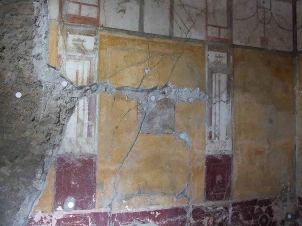 IX.8.6 Pompeii. December 2007. Room 39, north wall of outer room.