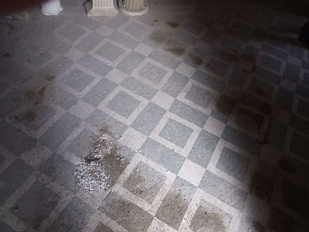 IX.8.6 Pompeii. December 2007. Room 39, mosaic floor in outer room.