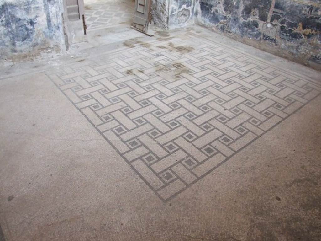 IX.8.6 Pompeii. December 2007. Room 40, mosaic floor in cubiculum, looking north=west.