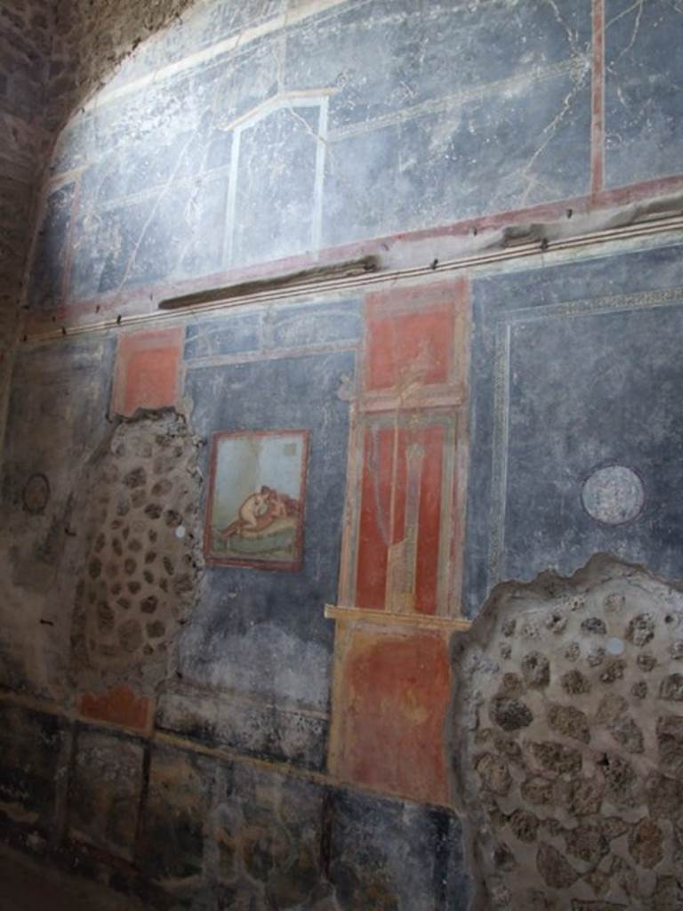 IX.8.6 Pompeii. December 2007. Room 40, south wall of cubiculum.