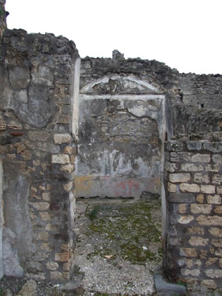 IX.8.6 Pompeii. March 2009. Doorway to Room 50 of IX.8.3. Cubiculum.