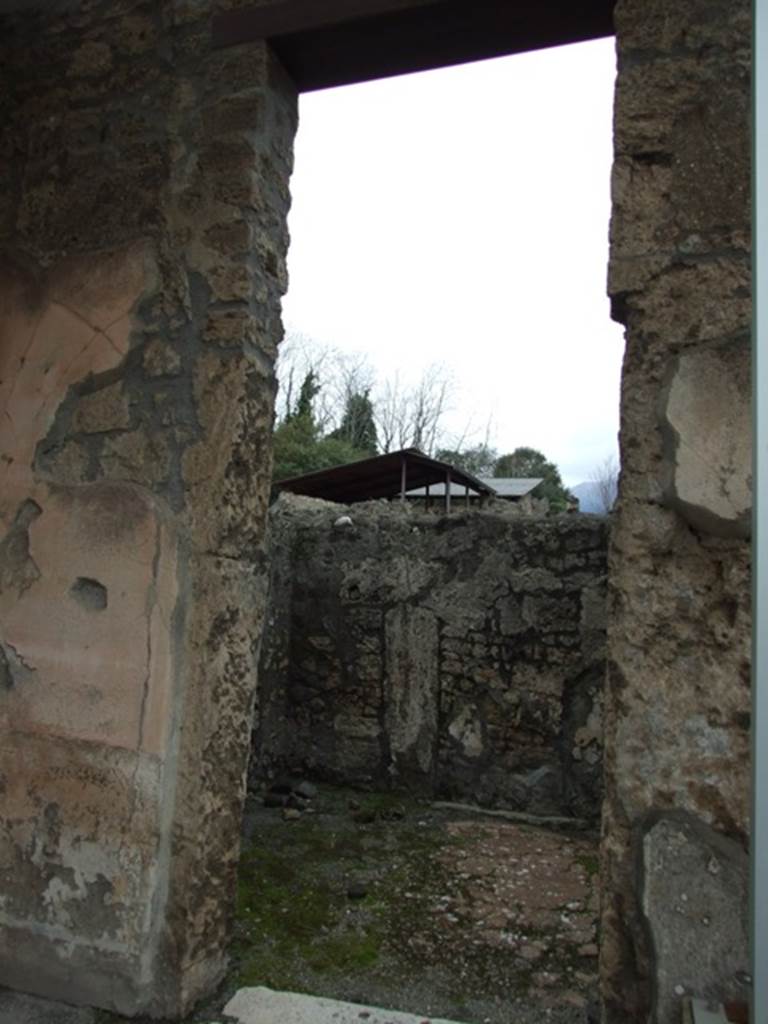 IX.8.6 Pompeii. March 2009. Doorway to Room 5, Cubiculum.