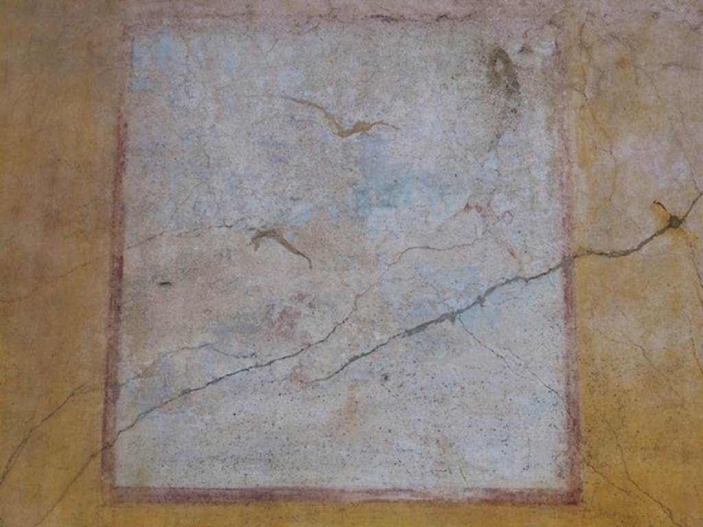 IX.8.6 Pompeii. March 2009. West wall of west portico. Sixth panel from the north.
Remains of wall painting of Perseus and Andromeda.
See Schefold, K., 1957. Die W�nde Pompejis. Berlin: De Gruyter.  (p. 276).
