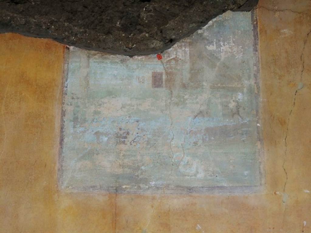 IX.8.6 Pompeii. December 2007. West portico, fourth panel from the north. Hercules freeing Hesione from the sea monster.
See Schefold, K., 1957. Die W�nde Pompejis. Berlin: De Gruyter.  (p. 276).
