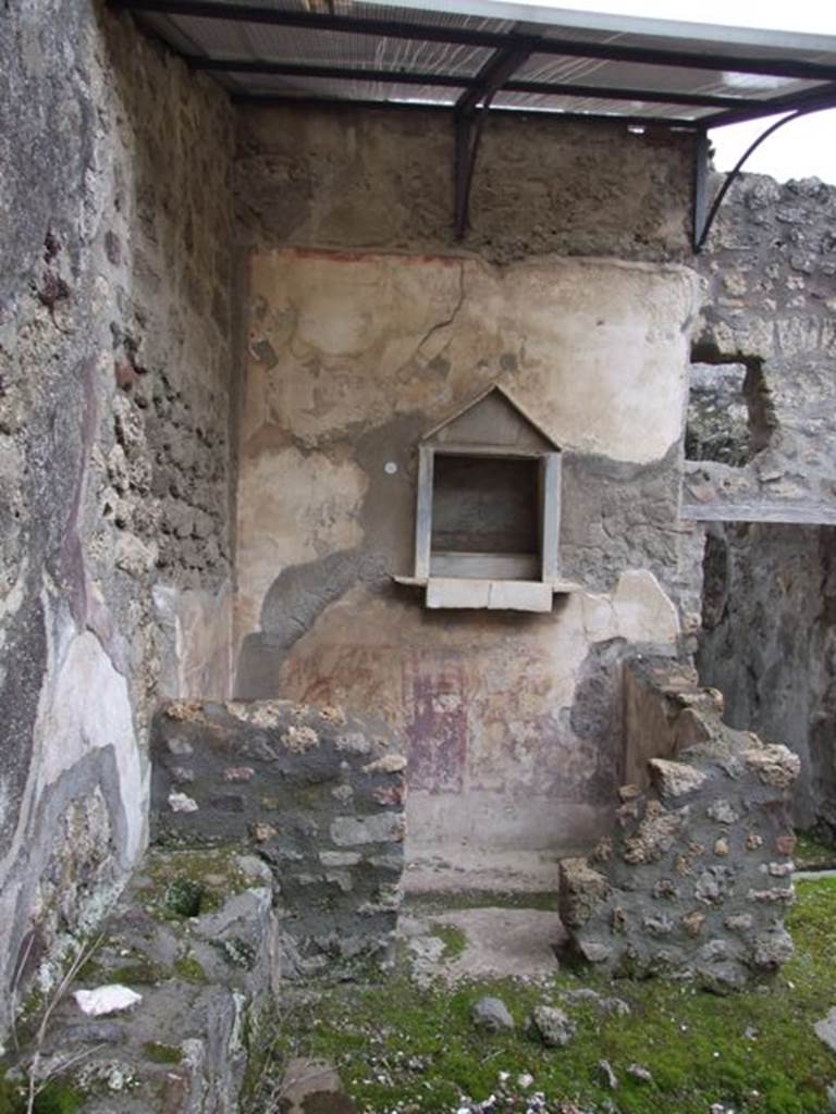 IX.8.6 Pompeii. March 2009. Room 23. Lararium.