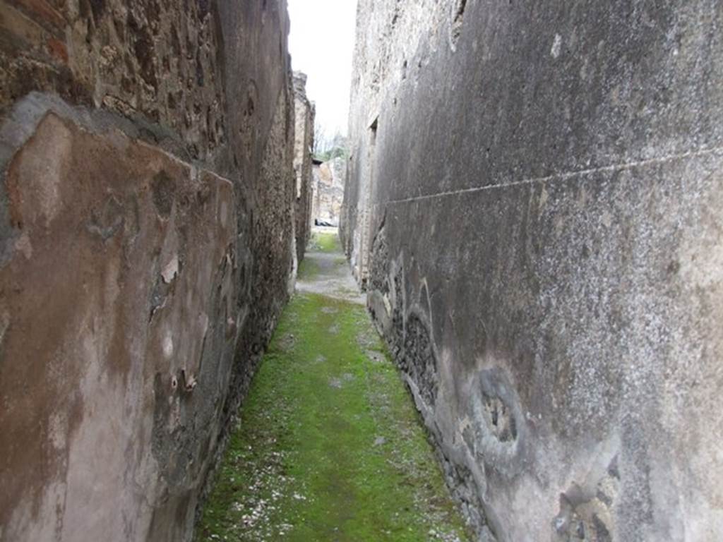 IX.8.6 Pompeii. March 2009. Room 30, Corridor leading north.