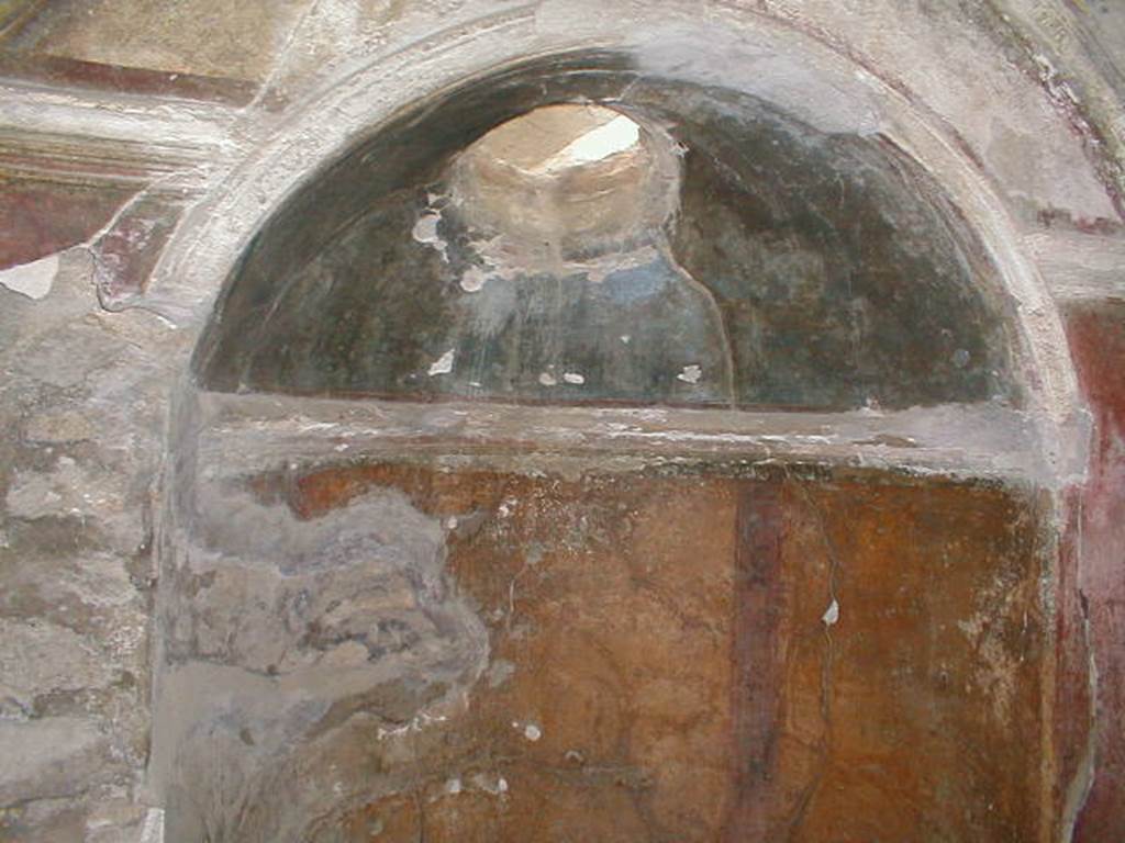 IX.8.6 Pompeii. September 2004. Room 34. West wall.