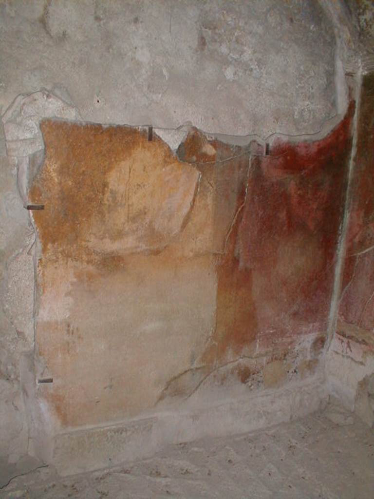 IX.8.6 Pompeii. September 2004. Room 34. East wall..