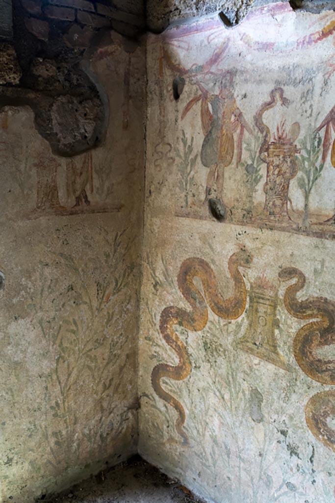 IX.9.c Pompeii. March 2023. 
North-west corner of kitchen area. Photo courtesy of Johannes Eber.
