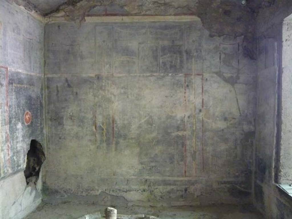 IX.13.1-3 Pompeii. May 2012. Room 15, west wall. Photo courtesy of Buzz Ferebee.