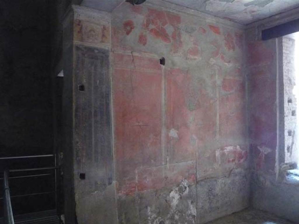 IX.13.1-3 Pompeii. May 2012. Room 25, west wall. Looking north. Photo courtesy of Buzz Ferebee.