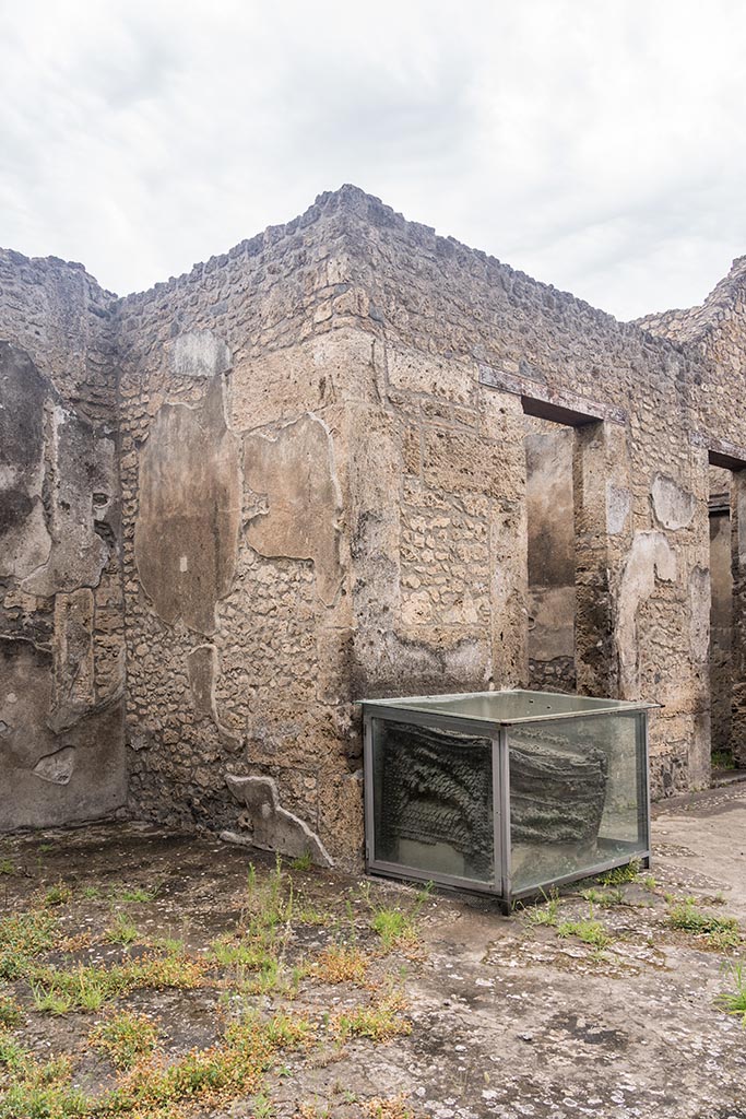 IX.14.4 Pompeii. July 2024. 
Looking towards north wall of west ala, from atrium. Photo courtesy of Johannes Eber.

