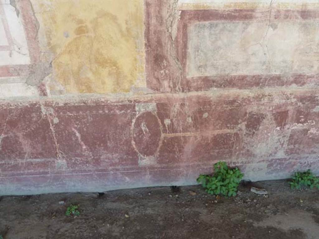 Villa San Marco, Stabiae, September 2015. Portico 1, south wall.