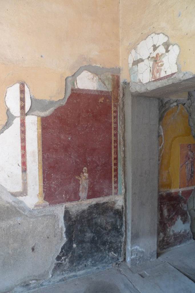 Castellammare di Stabia, Villa San Marco, July 2010. Room 30, north-east corner, with doorway into room 50. Photo courtesy of Michael Binns.