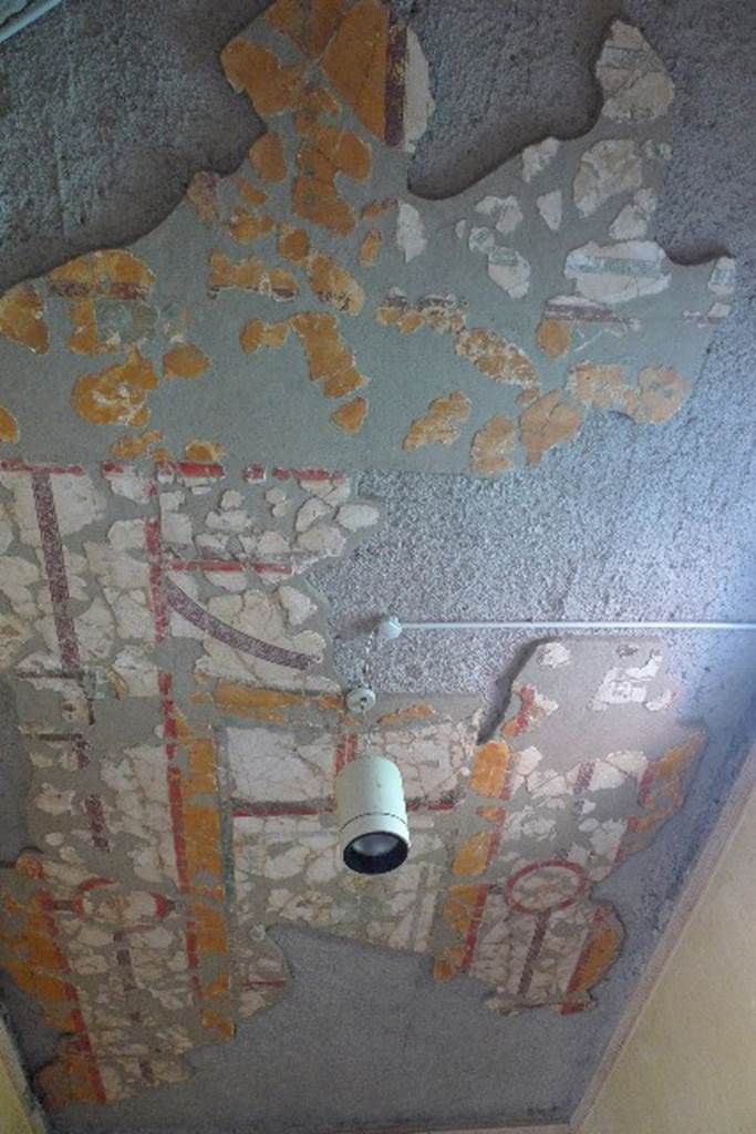 Castellammare di Stabia, Villa San Marco, July 2010. Room 50, ceiling.
Photo courtesy of Michael Binns.