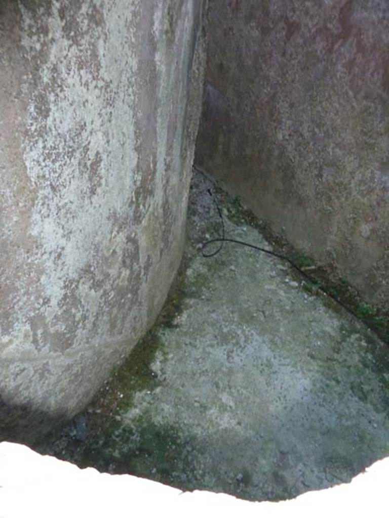 Villa San Marco, Stabiae, September 2015. Room 43, through small hole bored through east wall of corridor 31.