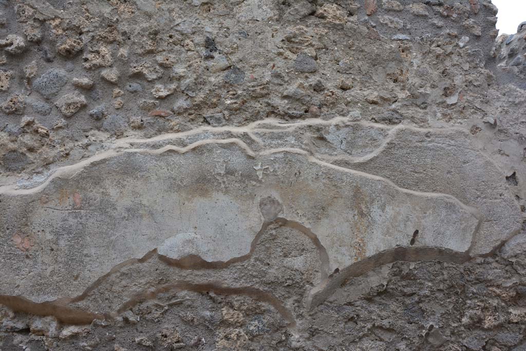 Unnamed vicolo between IX.5 and IX.6. May 2017. Detail of lower front façade of IX.5.16, cont’d.
Foto Christian Beck, ERC Grant 681269 DÉCOR.
