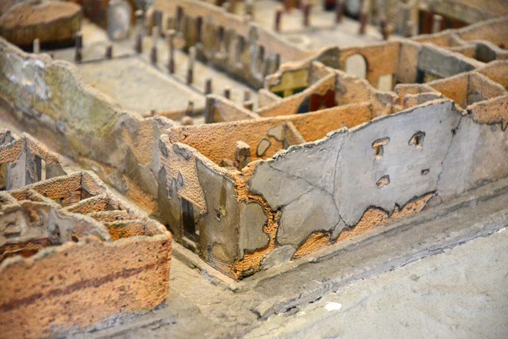 Vicolo del Citarista, on right, with I.4.28, at junction with Vicolo del Menandro, lower left.
May 2019.
Foto Tobias Busen, ERC Grant 681269 D�COR.
