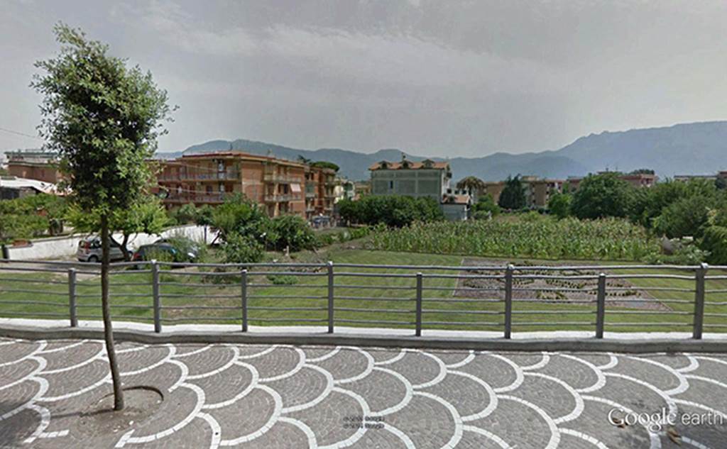 Pompeii, Tombe del Fondo Squillante. 2012. Location where tombs were found. Photo � courtesy of Google Earth.