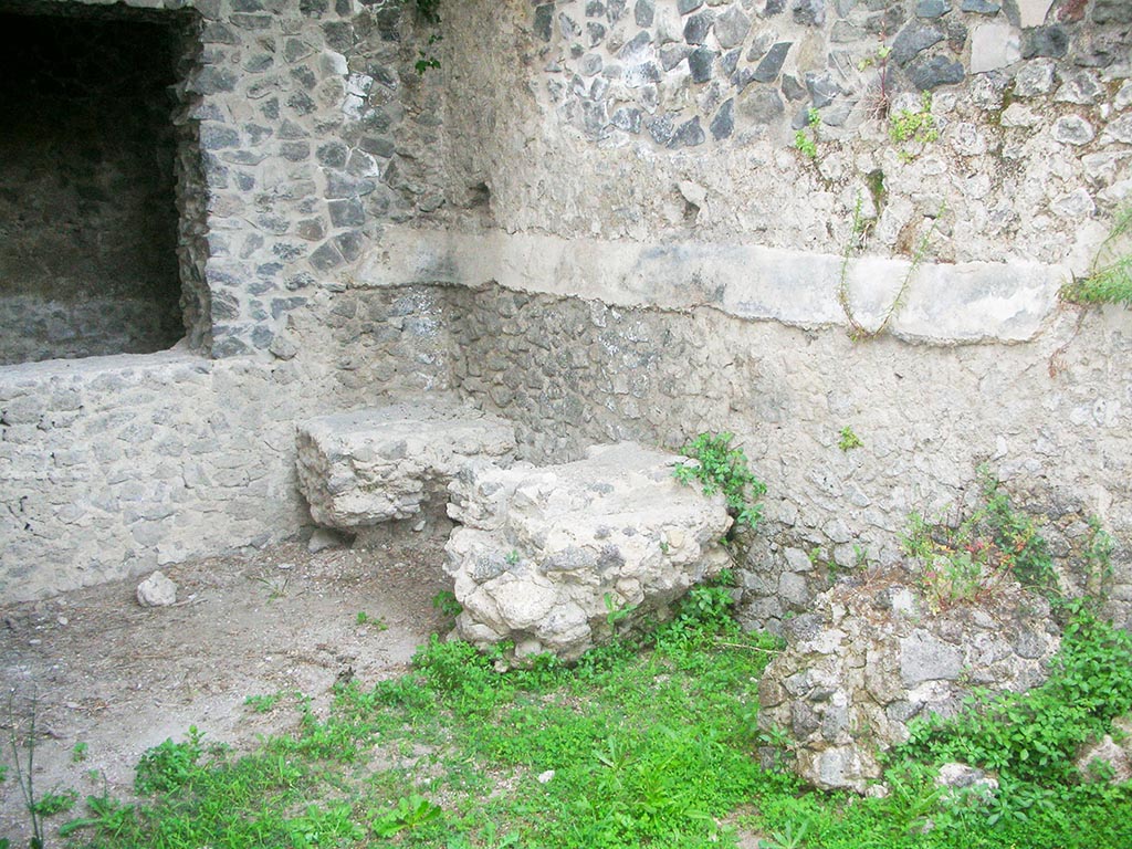 Tower II, Pompeii. May 2010. Looking towards north-east corner of main vaulted room. Photo courtesy of Ivo van der Graaff.