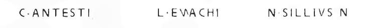 Boscotrecase, Villa di L. Arellius Successus. Tile marks of C Antesti, L Eumachi, N Sillius N.