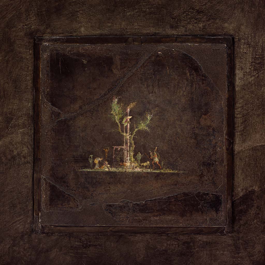 Villa of Agrippa Postumus. Boscotrecase. Room 15, black room, east wall. Centre panel with landscape of a shrine with a sacred tree.
© Metropolitan Museum New York. Rogers Fund, 1920. Inventory number 20.192.10.
See Notizie degli Scavi di Antichità, 1922, p. 469.
