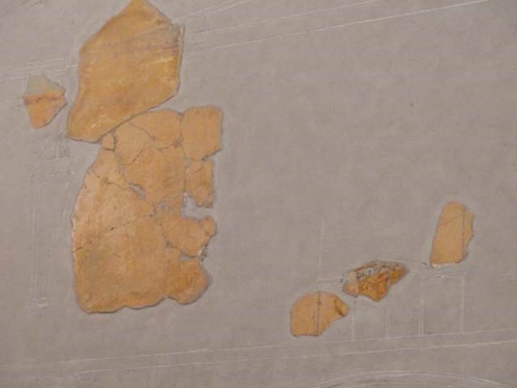 Oplontis, September 2015. Room 8, detail from south wall. 
