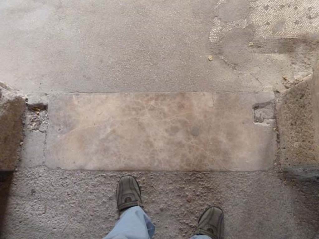 Oplontis, September 2015. Portico 24, threshold from corridor 37.