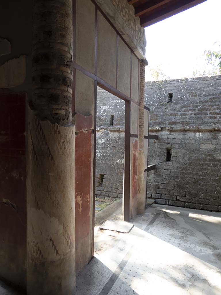 Oplontis Villa of Poppea, September 2017. Portico 24, looking south. 
Foto Annette Haug, ERC Grant 681269 DÉCOR.

