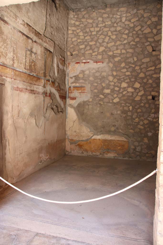 Oplontis Villa of Poppea, September 2021. 
Room 25, looking towards north-west corner. Photo courtesy of Klaus Heese. 

