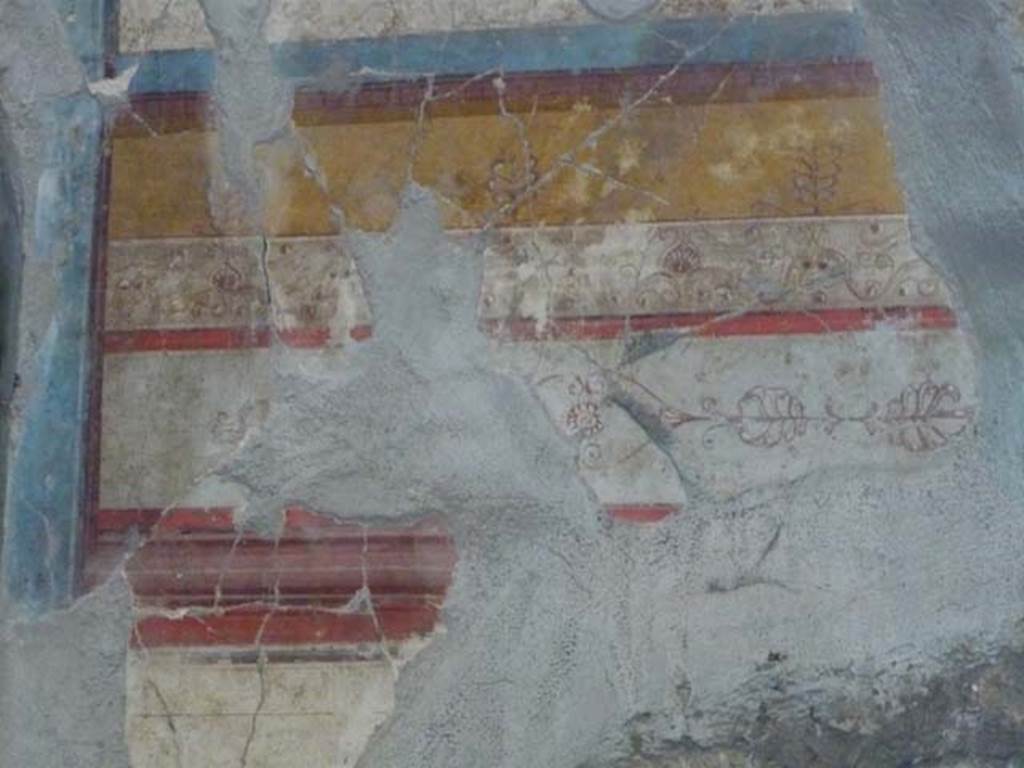 Oplontis, May 2010. Room 25, west end of north wall. Photo courtesy of Buzz Ferebee.