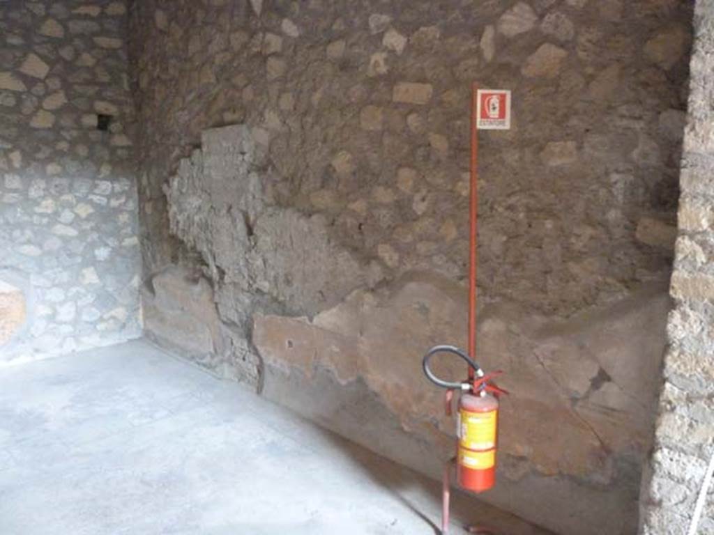 Oplontis, September 2015. Room 25, east wall. 