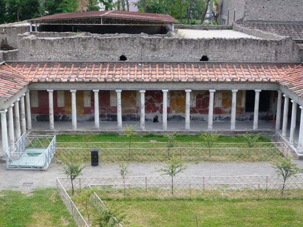 Oplontis, May 2010. Room 34, looking south towards east portico of the north garden. Photo courtesy of Buzz Ferebee.
