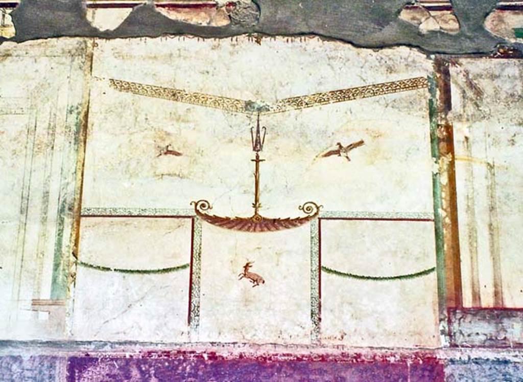 Oplontis Villa of Poppea, October 2001. Portico 40, detail from east wall. Photo courtesy of Peter Woods.
