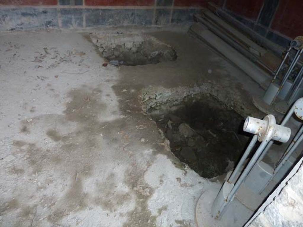 Oplontis, September 2015. Room 55, floor.