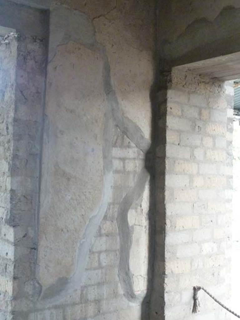 Oplontis, September 2015. Room 72, east wall in south-east corner.