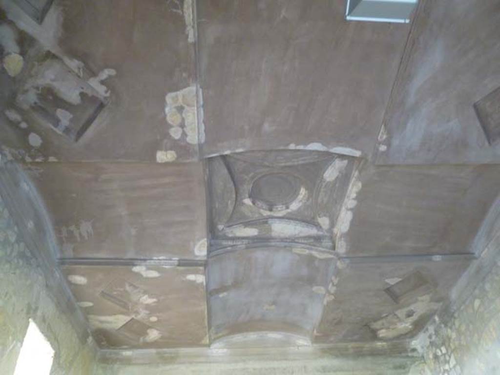 Oplontis, May 2011. Room 74, ceiling. Photo courtesy of Michael Binns.
