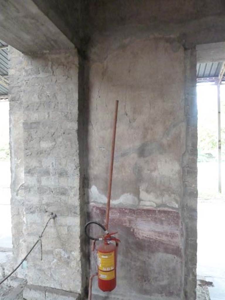 Oplontis, September 2015. Room 75, north-east corner.