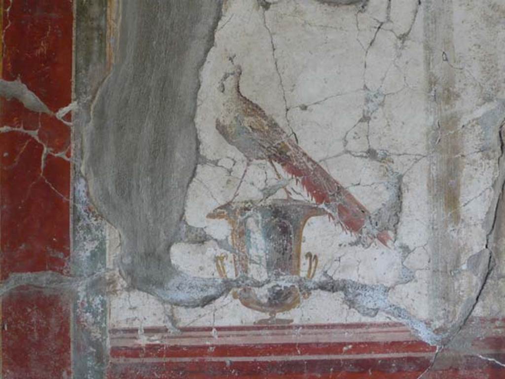 Oplontis, September 2015. Room 81, detail from panel on south wall.