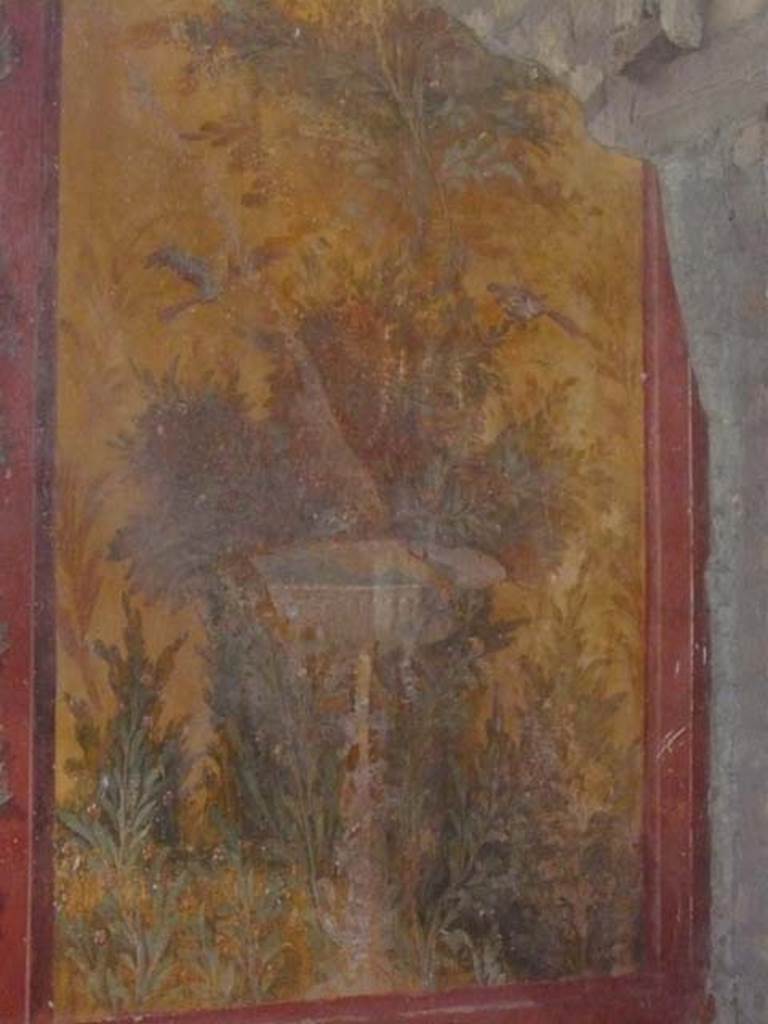 Oplontis, May 2011. Room 87, panel on east wall at south end. Photo courtesy of Buzz Ferebee.