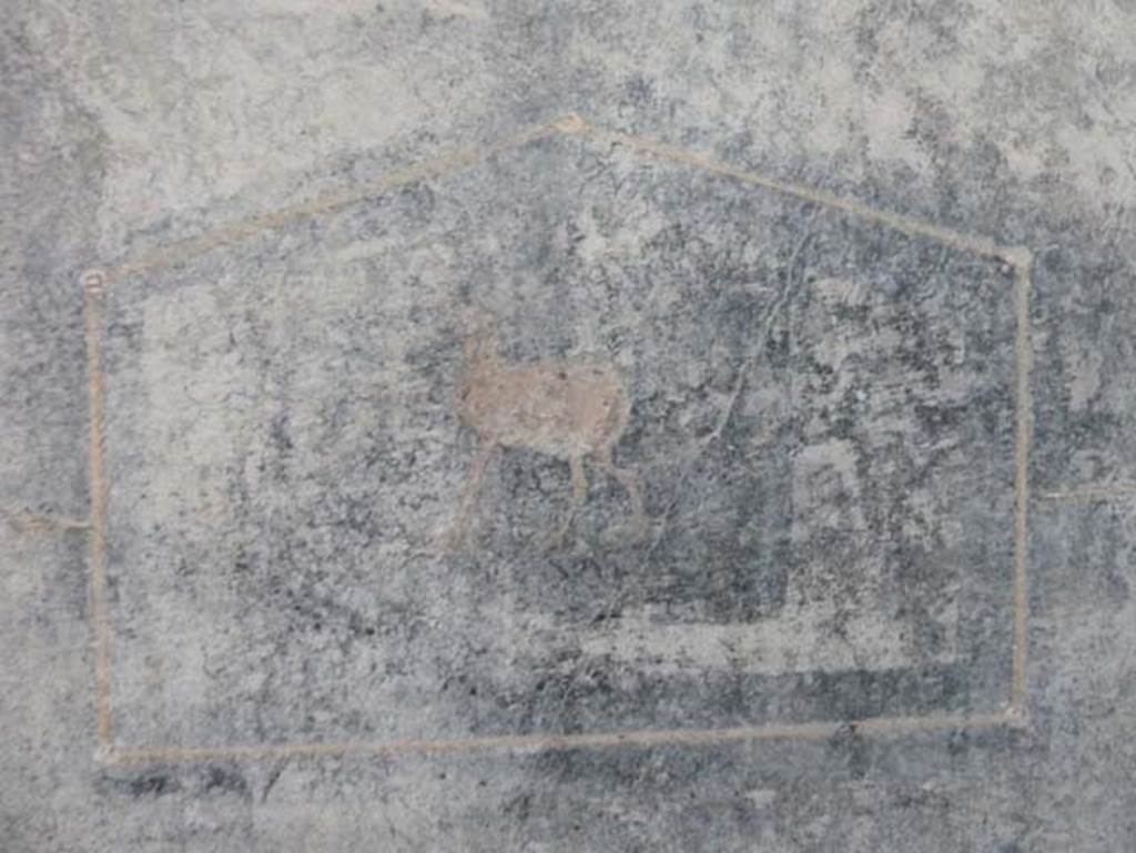 Stabiae, Secondo Complesso (Villa B), September 2015. Room 19, painted deer.