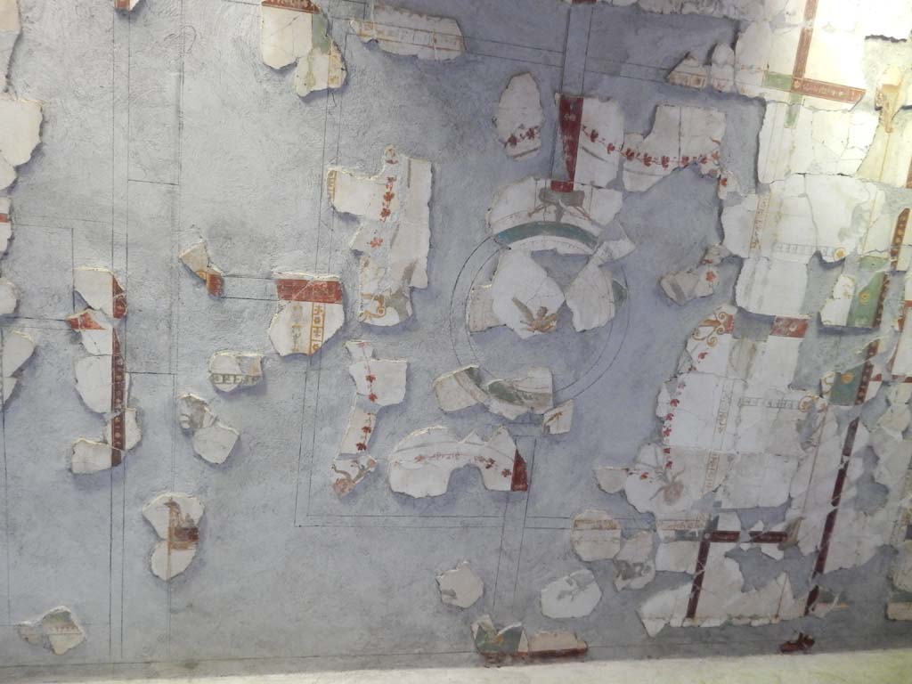 Stabiae, Secondo Complesso, June 2019. Room 19, reconstructed ceiling. Photo courtesy of Buzz Ferebee.