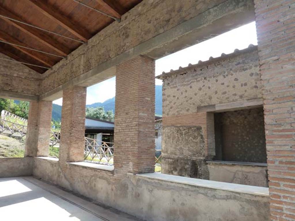 Stabiae, Villa Arianna, September 2015. Room A, west wall.
