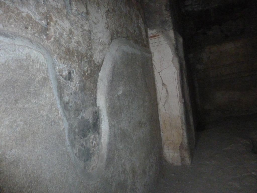 Stabiae, Villa Arianna, September 2015. Room 25, north wall.