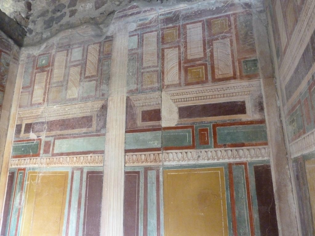 Stabiae, Villa Arianna, September 2015. Room 45, upper north wall.