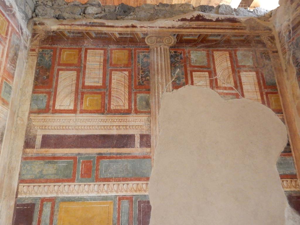 Stabiae, Villa Arianna, June 2019. Room 45, upper east wall. Photo courtesy of Buzz Ferebee.